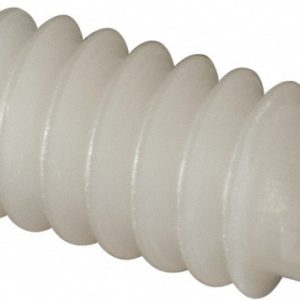 ELECTRO HARDWARE Set Screw: #6-32 x 1/4", Soft Tip Point, Nylon SSMS-250-632-N