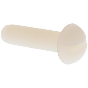 ELECTRO HARDWARE Machine Screw: #10-32 x 3/4" Length Under Head, Round Head, Slotted RHMS-750-1032-N