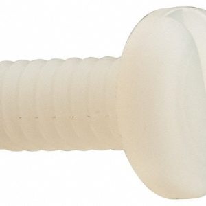ELECTRO HARDWARE Machine Screw: #10-24 x 1/2" Length Under Head, Pan Head, Slotted PHMS-500-1024-N