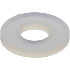 ELECTRO HARDWARE 4" Screw Standard Flat Washer: Nylon WFI-4-030-N