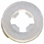 ELECTRO HARDWARE #2 Screw, 0.078" ID, Nylon Internal Tooth Lock Washer RLW-032-2-N
