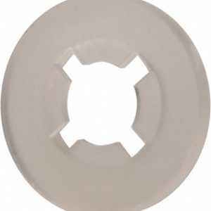 ELECTRO HARDWARE #4 Screw, 0.102" ID, Nylon Internal Tooth Lock Washer RLW-032-4-N