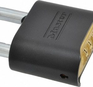 MASTER LOCK Combination Lock: Die-Cast, 2" Wide 178BLK