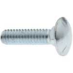 VALUE COLLECTION Carriage Bolt: 1/4-20, 1" Length Under Head, Square Neck 236054MSC