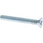 VALUE COLLECTION Machine Screw: #10-24 x 1-1/2", Flat Head, Phillips MPFI-1001500-100BX