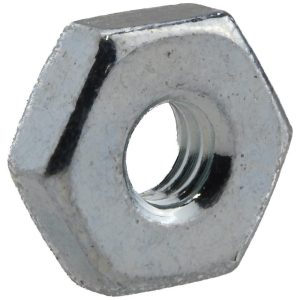 VALUE COLLECTION Machine Screw Hex Nut: #6-40, Grade Non-Graded Steel, Zinc Finish 06FNH
