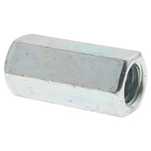 VALUE COLLECTION 3/8-16 UNC, 1-1/8" OAL Steel Standard Coupling Nut CPLGI20370X-050BX