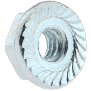 VALUE COLLECTION #10-24, 1/2" Flange Diam, Serrated Flange Nut HFNI2-100-100BX