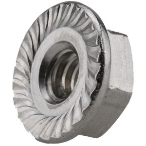 VALUE COLLECTION #10-24, 1/2" Flange Diam, Serrated Flange Nut R63482323