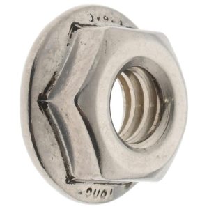 VALUE COLLECTION 1/4-20, 19/32" Flange Diam, Serrated Flange Nut R63482368