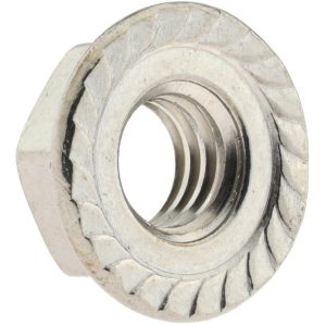 VALUE COLLECTION 5/16-18, 0.68" Flange Diam, Serrated Flange Nut R63482844
