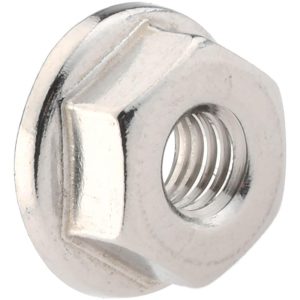VALUE COLLECTION #10-32, 1/2" Flange Diam, Serrated Flange Nut R63482882