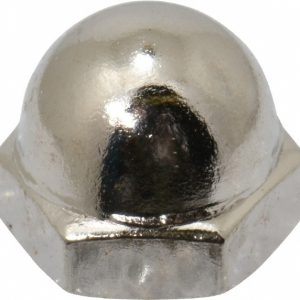 VALUE COLLECTION #10-24 UNC, 3/8" Width Across Flats, Nickel Plated, Steel Acorn Nut DNI-10P5-100BX