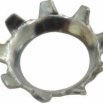 VALUE COLLECTION 1/4" Screw, 0.267" ID, Steel External Tooth Lock Washer SEWCIS0250USA-100BX
