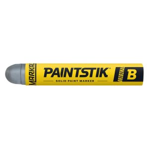 MARKAL Solid Paint Marker: Gray, Oil Base, Round Tip 80230