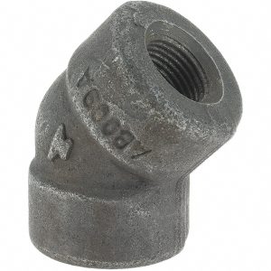 ANVIL Black 45 &deg; Elbow: 3/8", Threaded 0361110406