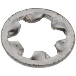 VALUE COLLECTION #6 Screw, 0.15" ID, Stainless Steel Internal Tooth Lock Washer R63082449