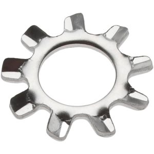 VALUE COLLECTION #10 Screw, 0.204" ID, Stainless Steel External Tooth Lock Washer R63082486