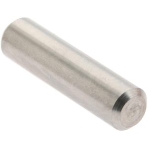 VALUE COLLECTION Standard Pull Out Dowel Pin: 1/8 x 1/2", Stainless Steel, Grade 18-8, Bright Finish MSC-67600163