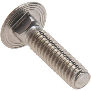 VALUE COLLECTION Carriage Bolt: 1/4-20, 1" Length Under Head, Square Neck R63644369