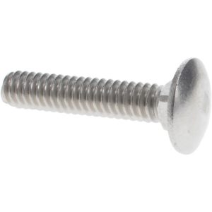 VALUE COLLECTION Carriage Bolt: 1/4-20, 1-1/4" Length Under Head, Square Neck R63644851