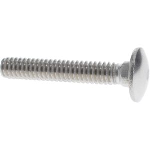 VALUE COLLECTION Carriage Bolt: 1/4-20, 1-1/2" Length Under Head, Square Neck R63644842