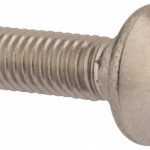 VALUE COLLECTION Carriage Bolt: 3/8-16, 1-1/4" Length Under Head, Square Neck R63640229