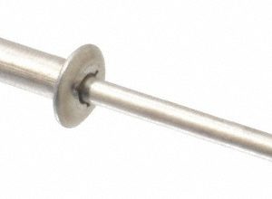 RIVETKING Tri Folding Blind Rivet: Dome Head, Aluminum Body, Aluminum Mandrel ABL0630/P250