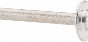 RIVETKING Open End Blind Rivet: Size 62, Dome Head, Aluminum Body, Aluminum Mandrel ABA62/P250