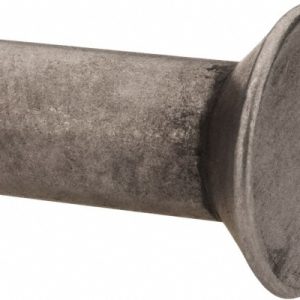 RIVETKING 1/4" Body Dia, Countersunk Uncoated Steel Solid Rivet 25N62RC9SP