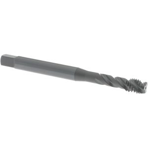 OSG Spiral Flute Tap: M8x1.25, Metric Coarse, 3 Flute, Modified Bottoming Chamfer, 6H Class of Fit, Vanadium High-Speed Steel, Oxide Finish 2291401