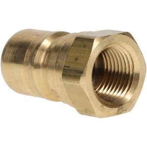 PARKER Hydraulic Hose Female Pipe Rigid Nipple Fitting: Hose Size 3/8", 3/8" Thread, 1,000 psi BH3-61