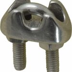RONSTAN Wire Rope Grip: 5/32" Rope Dia, 316 Stainless Steel RF1685-4