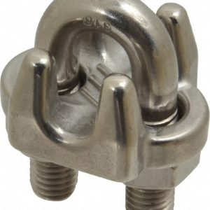 RONSTAN Wire Rope Grip: 3/8" Rope Dia, 316 Stainless Steel RF1685-10