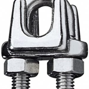 RONSTAN Wire Rope Grip: 1/2" Rope Dia, 316 Stainless Steel RF1685-12