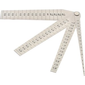 SPI 1/16 to 1-1/16 Inch Measurement, 4 Leaf Taper Gage 14-183-8