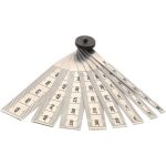 SPI 0.1 to 0.5 Inch Measurement, 8 Leaf Taper Gage 14-184-6