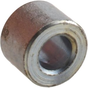 ELECTRO HARDWARE Round Circuit Board Spacer: 1/4" Screw, 3/8" OAL, 0.257" ID, 1/2" OD, Steel S1351-M10-F21-K