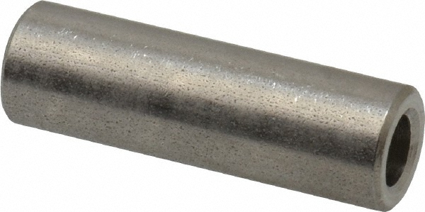 ELECTRO HARDWARE Round Circuit Board Spacer: #8 Screw, 1" OAL, 0.171" ID, 5/16" OD, Stainless Steel S841-M07-F16-H