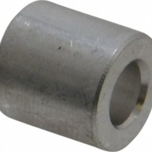 ELECTRO HARDWARE Round Circuit Board Spacer: #10 Screw, 3/8" OAL, 0.194" ID, 3/8" OD, Aluminum S1071-M04-F16-I