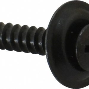 AU-VE-CO PRODUCTS Sheet Metal Screw: #8, Sems Oval Head, Phillips 11788
