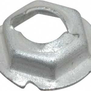AU-VE-CO PRODUCTS 1/4" Hole Diam, 19/32" OD, 7/16" Width Across Flats Washer Lock Nut 2897