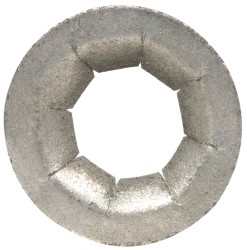 AU-VE-CO PRODUCTS 17/32" OD, Spring Steel Push Nut 8868