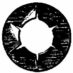 AU-VE-CO PRODUCTS M8x1.25 Screw, 16mm OD, Spring Steel Push Nut 12125