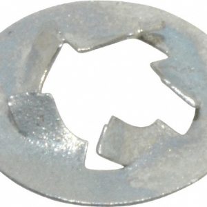 AU-VE-CO PRODUCTS 1/4" Screw, 1/2" OD, Spring Steel Push Nut 10086