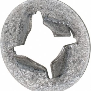 AU-VE-CO PRODUCTS M5x0.80 Screw, 11mm OD, Spring Steel Push Nut 12122