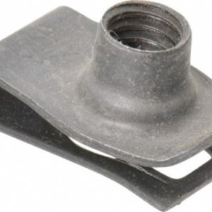 AU-VE-CO PRODUCTS 5/16-18 Screw, 0.025 to 0.15" Thick, Spring Steel Extruded Tapped Hole U Nut 10053