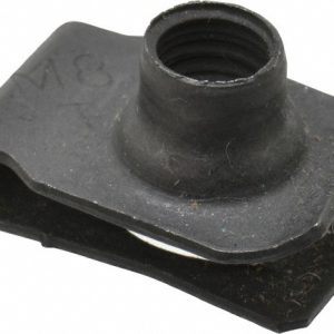 AU-VE-CO PRODUCTS M8x1.25 Screw, 0.8 to 4mm Thick, Spring Steel Extruded Tapped Hole U Nut 11629