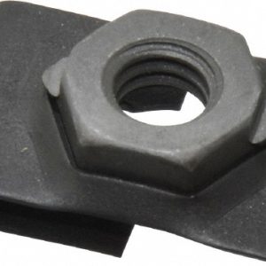 AU-VE-CO PRODUCTS 5/16-18 Screw, 0.087 to 0.093" Thick, Spring Steel J Nut Retainer 5589