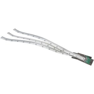 OREGON RULE COMPANY 1 Ft. Long x 1/2 Inch Wide, 1/16 Inch Graduation, Silver, Mylar Adhesive Tape Measure FN-S012R-TC